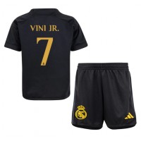 Real Madrid Vinicius Junior #7 Replika babykläder Tredjeställ Barn 2023-24 Kortärmad (+ korta byxor)